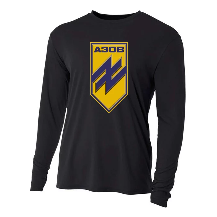 Azov Regiment A30B Azov Battalion Ukraine Cooling Performance Long Sleeve Crew