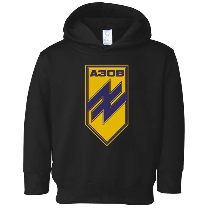 Azov Regiment A30B Azov Battalion Ukraine Toddler Hoodie