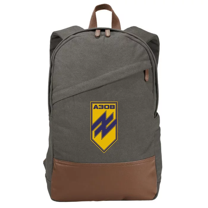 Azov Regiment A30B Azov Battalion Ukraine Cotton Canvas Backpack