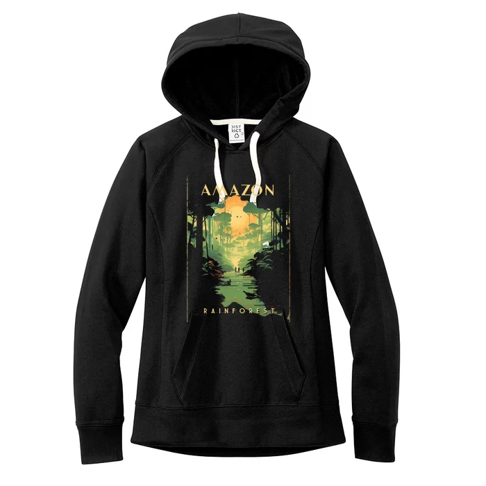 Amazon Rainforest Women's Fleece Hoodie