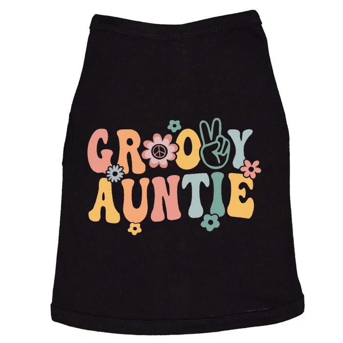 Auntie Retro Aunt Matching Family Doggie Tank