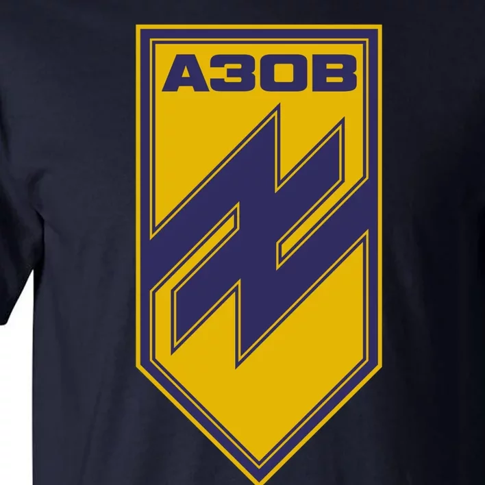 Azov Regiment A30B Azov Battalion Ukraine Tall T-Shirt