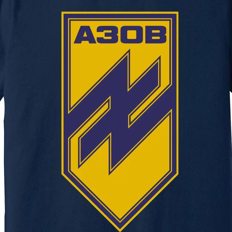 Azov Regiment A30B Azov Battalion Ukraine Premium T-Shirt