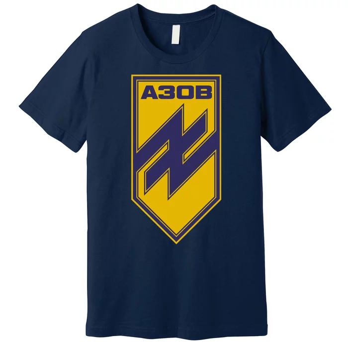 Azov Regiment A30B Azov Battalion Ukraine Premium T-Shirt | TeeShirtPalace