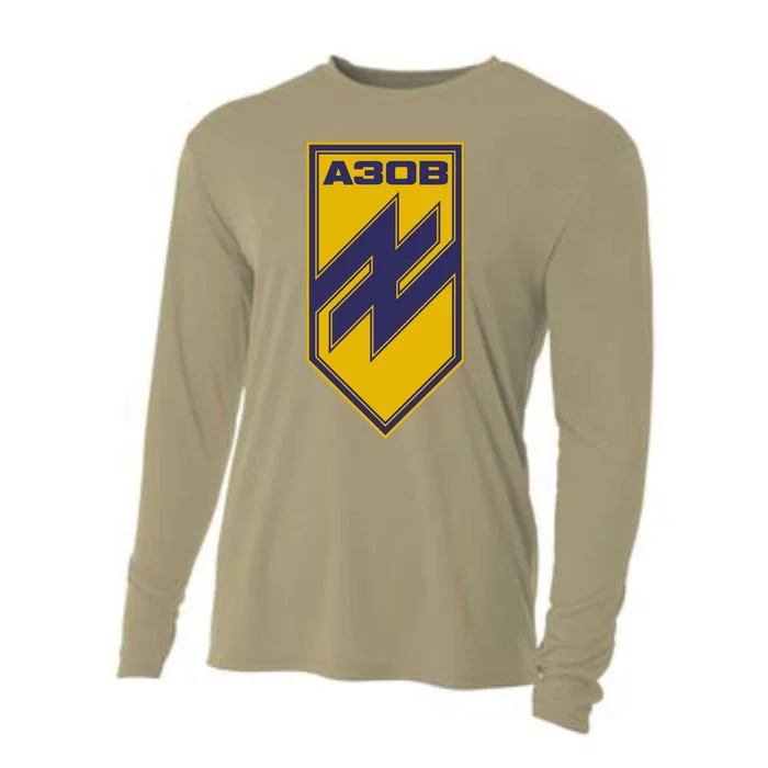 Azov Regiment A30B Azov Battalion Ukraine Cooling Performance Long Sleeve Crew