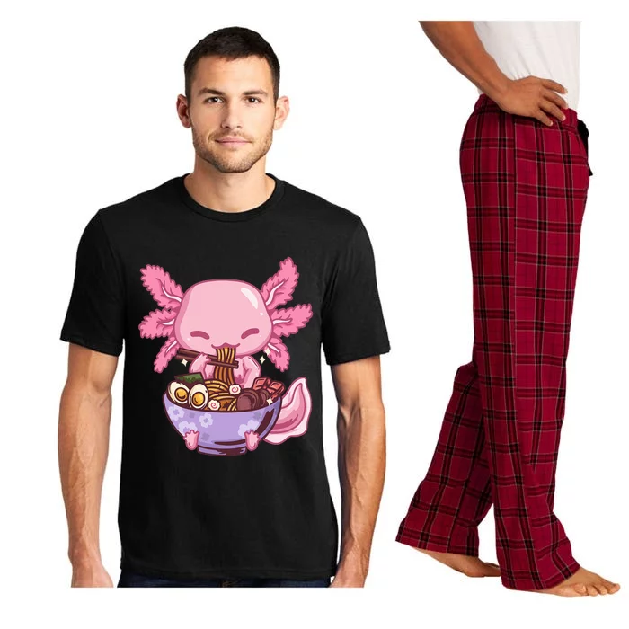 Axolotl Ra Anime Kawaii Eating Pajama Set