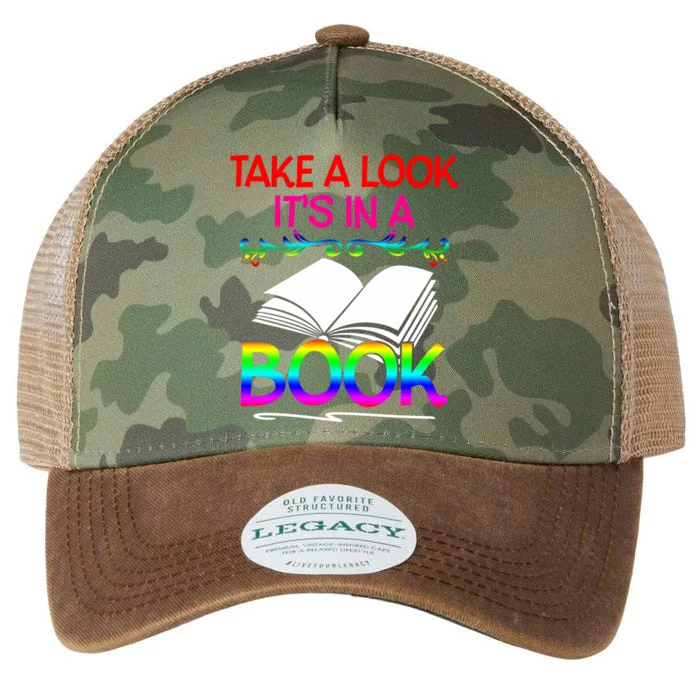 Avid Readers Bookworms Take A Look Its In A Book Lovers Gift Legacy Tie Dye Trucker Hat