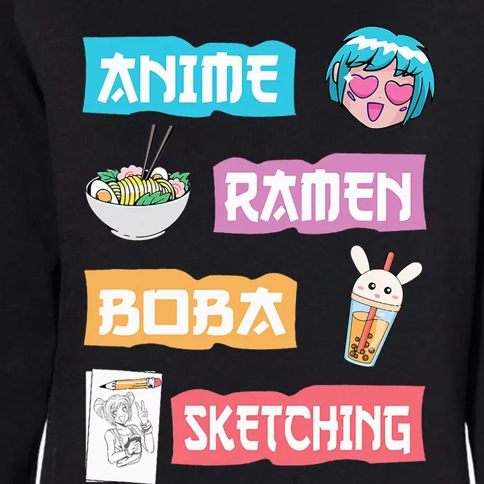 Anime Ra Boba Sketching  Kawaii Anime Lover Merch Gift Womens California Wash Sweatshirt