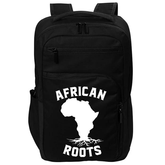 African Roots Black History Month Africa Map Descendants Gift Impact Tech Backpack