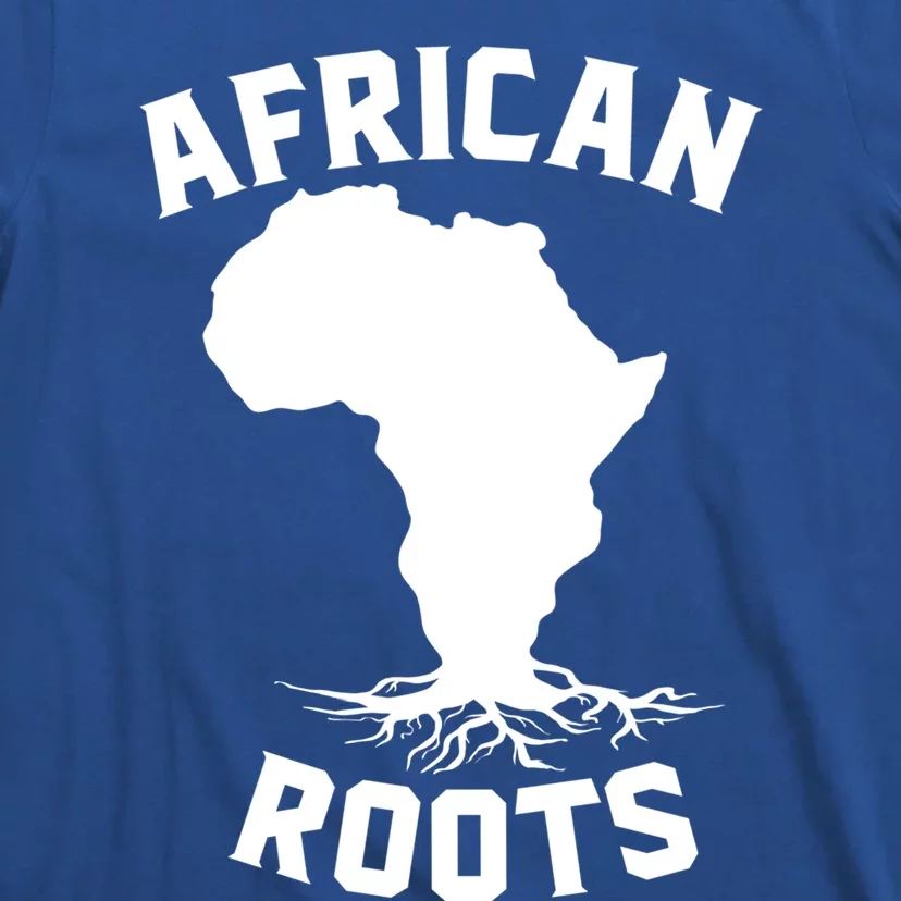 African Roots Black History Month Africa Map Descendants Gift T-Shirt