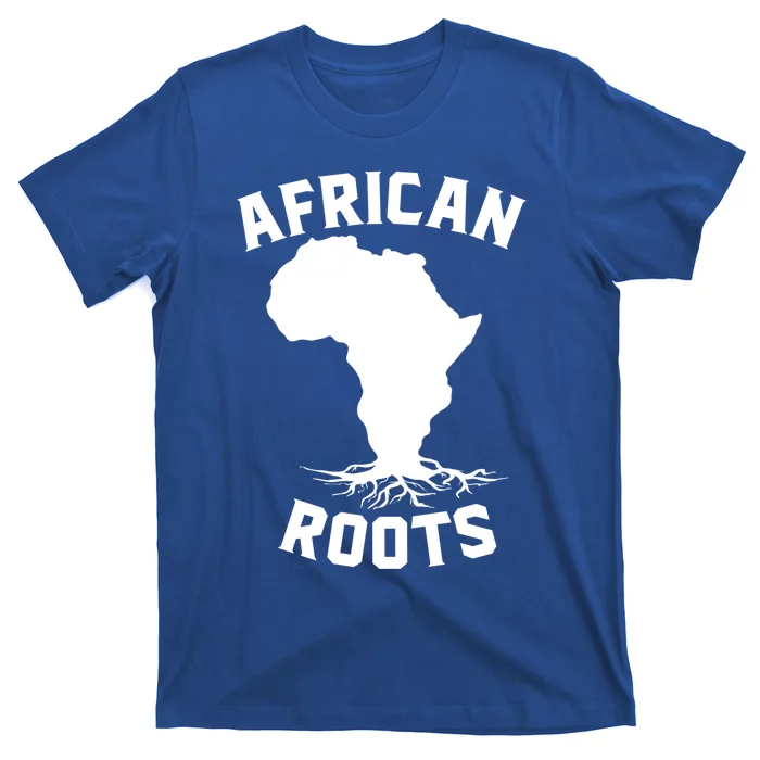 African Roots Black History Month Africa Map Descendants Gift T-Shirt