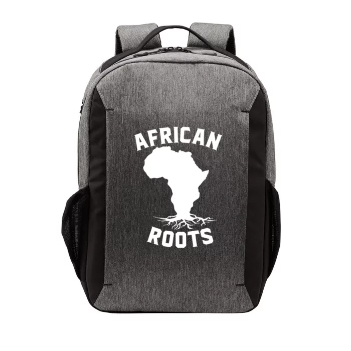 African Roots Black History Month Africa Map Descendants Gift Vector Backpack