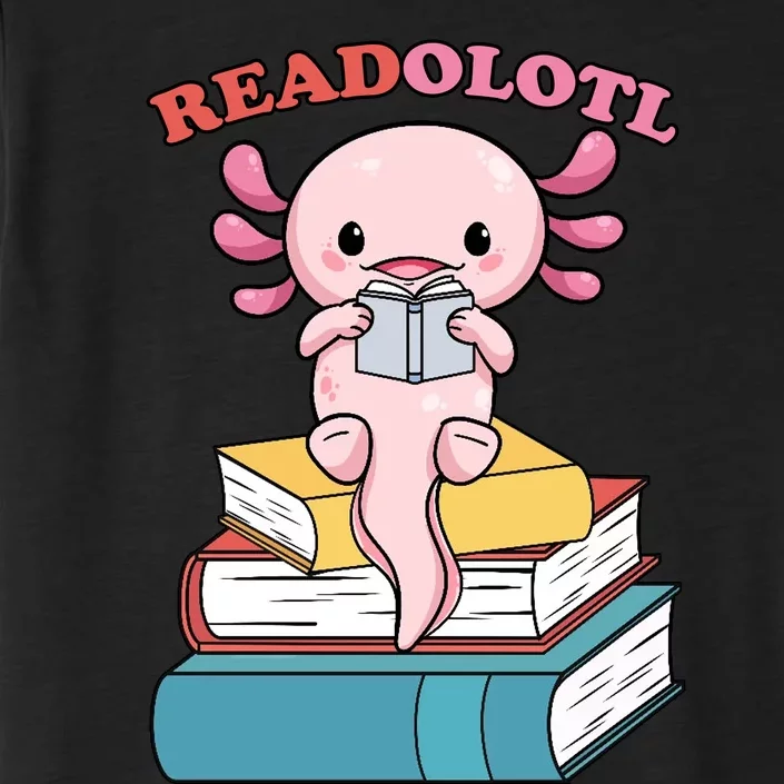 Axolotl Read Book ChromaSoft Performance T-Shirt