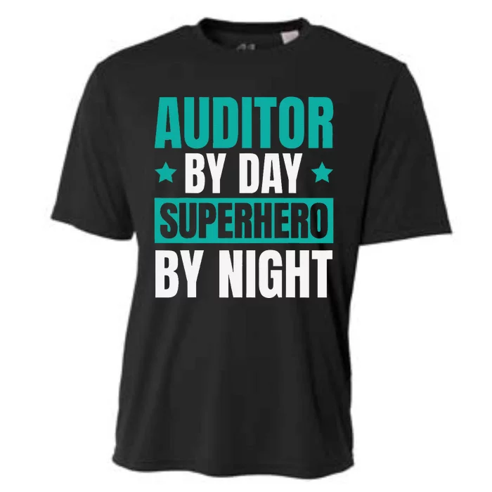 Auditor Review Compliance Finance Auditor Cooling Performance Crew T-Shirt