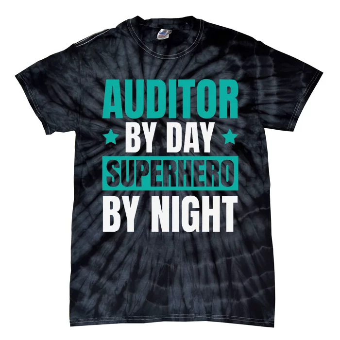 Auditor Review Compliance Finance Auditor Tie-Dye T-Shirt