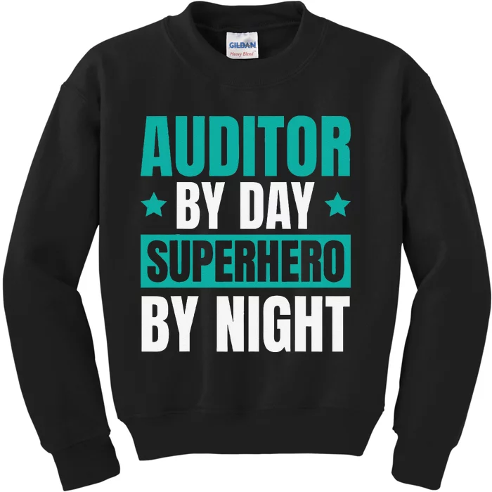 Auditor Review Compliance Finance Auditor Kids Sweatshirt