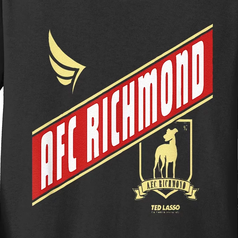 AFC Richmond Crossed Band Kids Long Sleeve Shirt