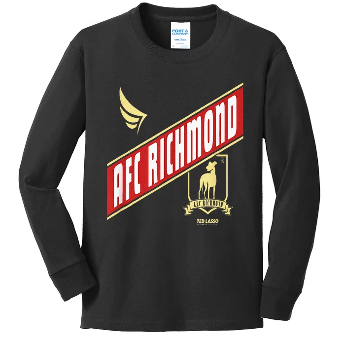 AFC Richmond Crossed Band Kids Long Sleeve Shirt