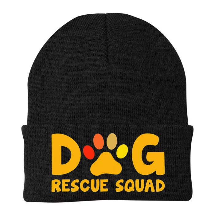 Animal Rescue Cute Animal Shelter Dog Rescue Squad Knit Cap Winter Beanie