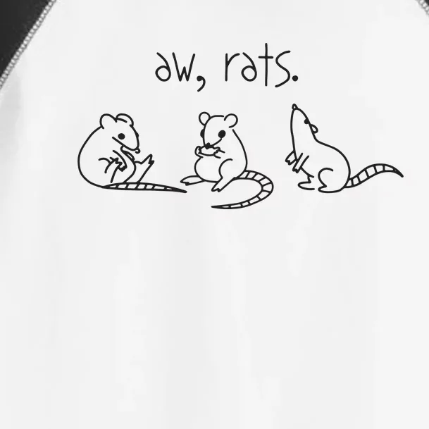 Aw Rats Cute Rat Trio Funny Toddler Fine Jersey T-Shirt