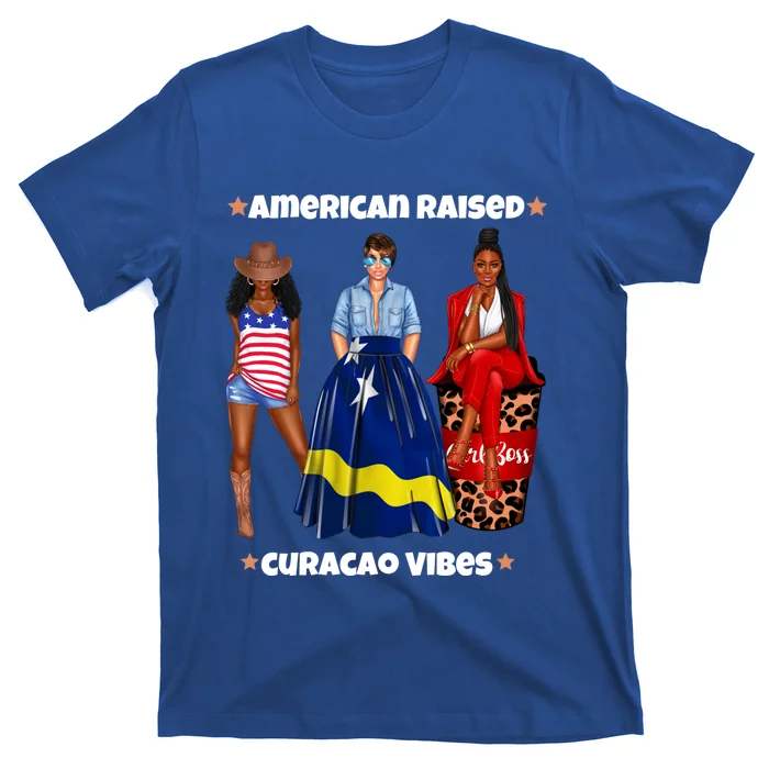 American Raised Curacao Vibes Born In South America Dna Meaningful Gift T-Shirt