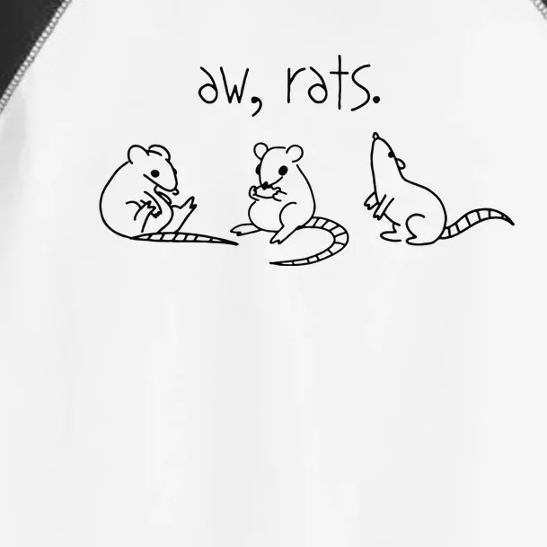 Aw Rats Cute Rat Trio Toddler Fine Jersey T-Shirt