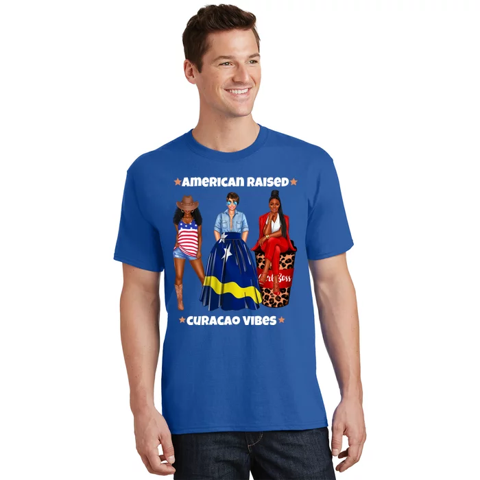 American Raised Curacao Vibes Born In South America Dna Gift T-Shirt