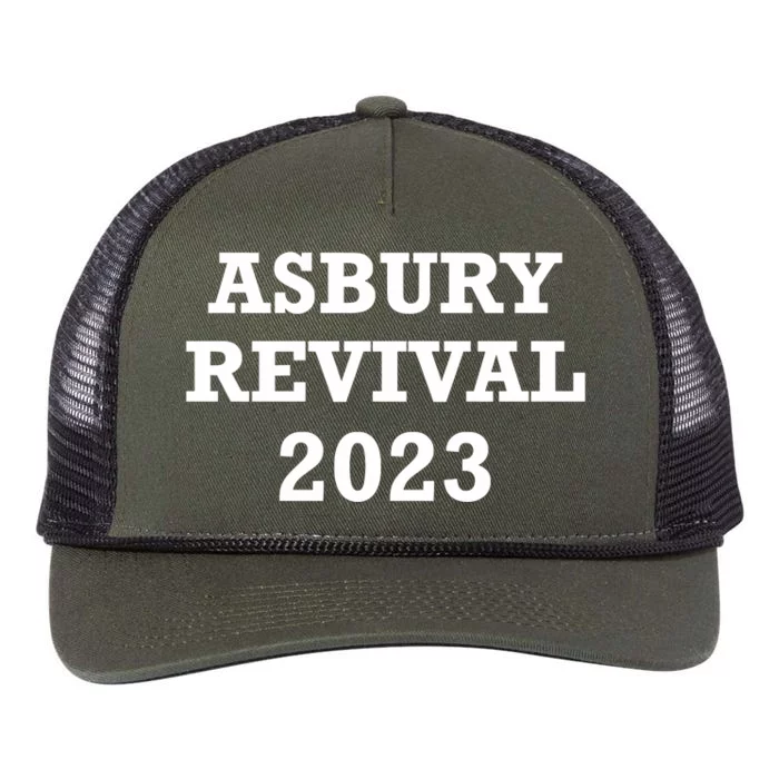 Asbury Revival Christian University College Praise & Worship Retro Rope Trucker Hat Cap