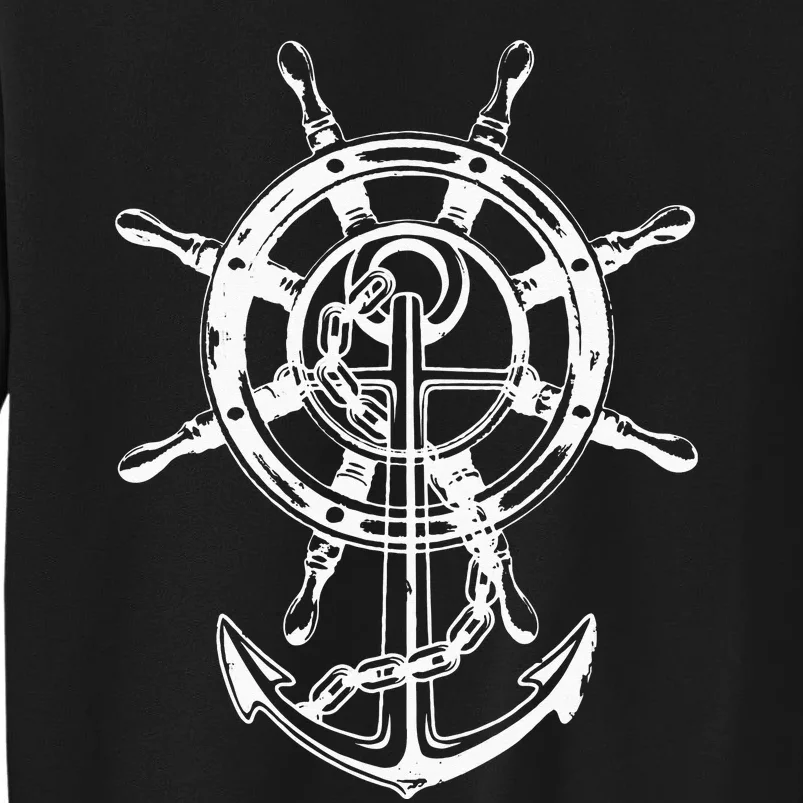 Anchor & Rudder Cool Sailing Design Nautical Gift Men Women Sweatshirt