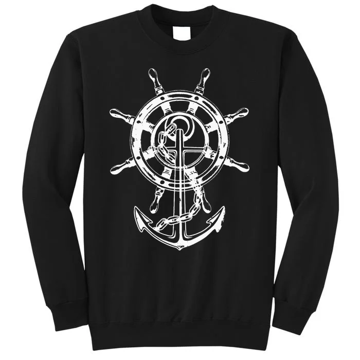 Anchor & Rudder Cool Sailing Design Nautical Gift Men Women Sweatshirt