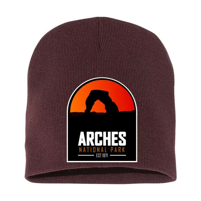 Arches National Park Short Acrylic Beanie