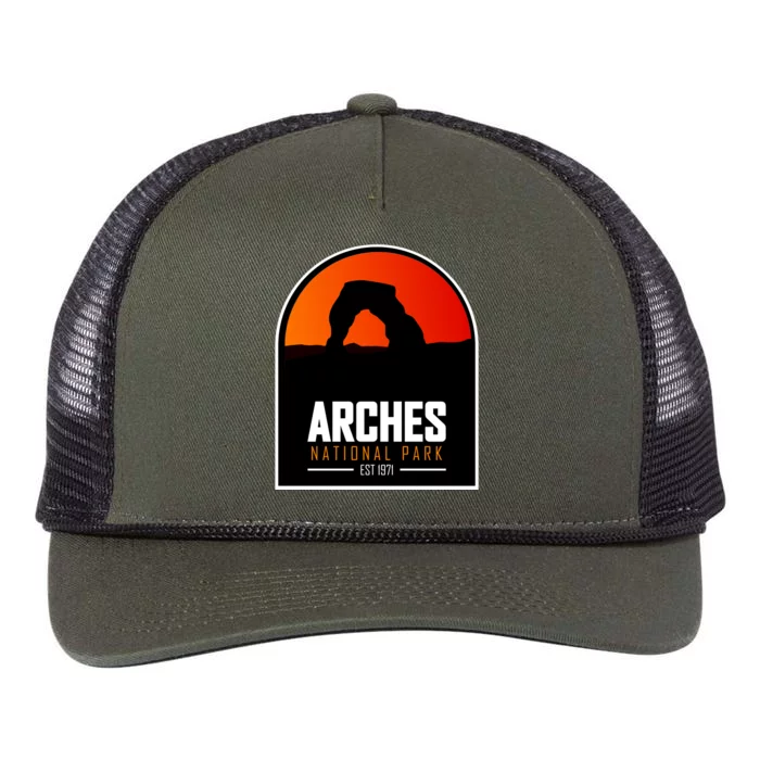 Arches National Park Retro Rope Trucker Hat Cap