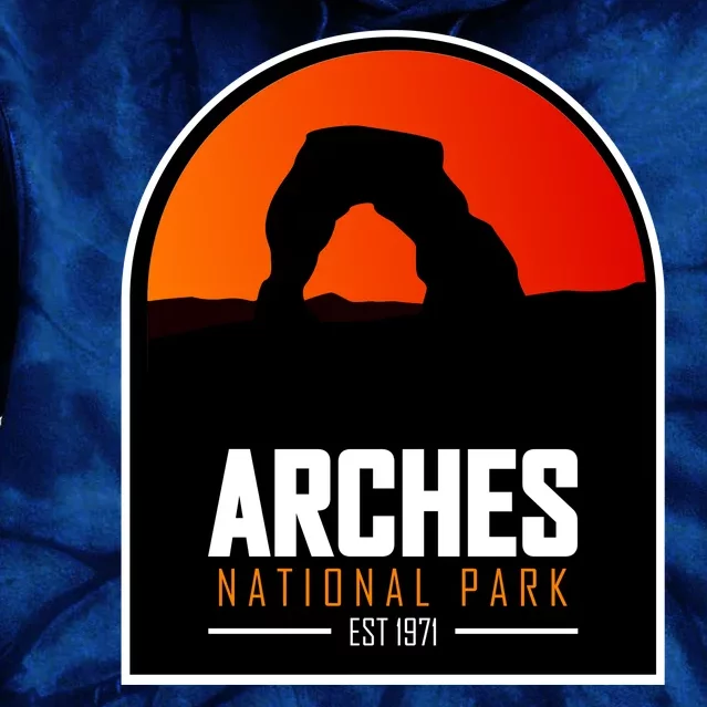 Arches National Park Tie Dye Hoodie