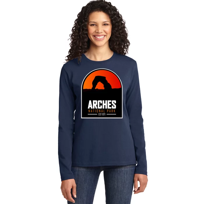 Arches National Park Ladies Long Sleeve Shirt