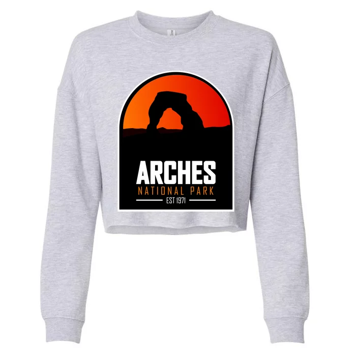 Arches National Park Cropped Pullover Crew