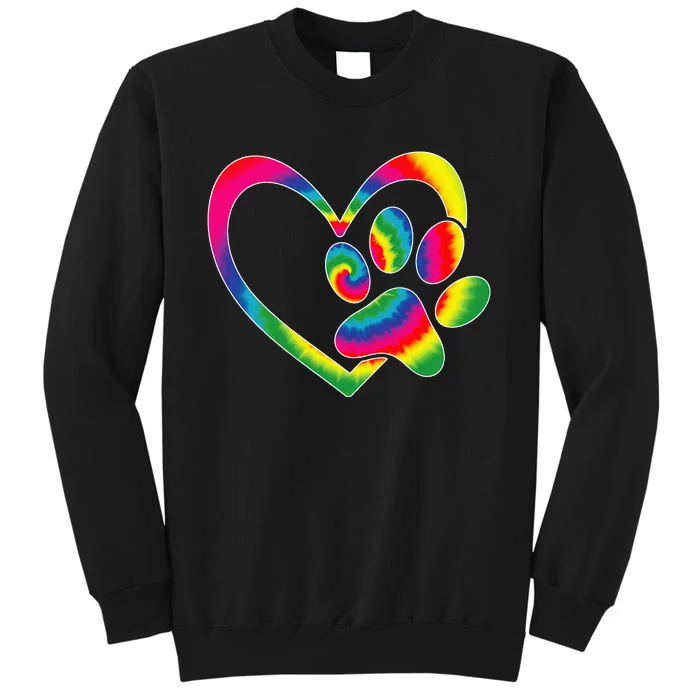 Rainbow Leopard Print Heart Sweatshirt