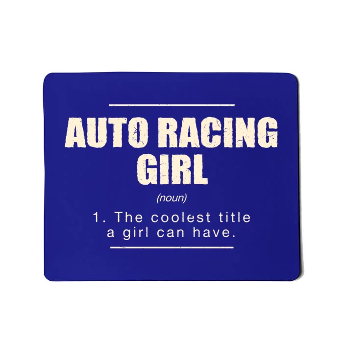 Auto Racing Definition Car Racing Adventure Sports Gift Mousepad