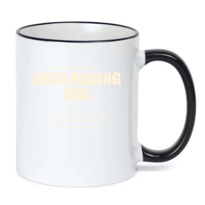 Auto Racing Definition Car Racing Adventure Sports Gift Black Color Changing Mug