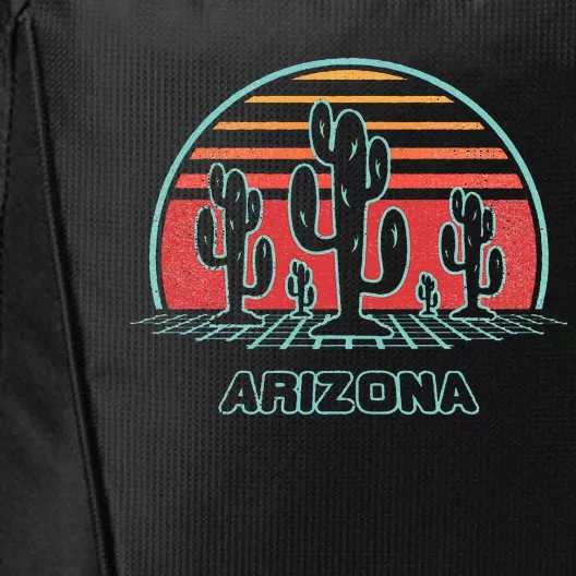 Arizona Retro Desert Sunset 80s Style City Backpack