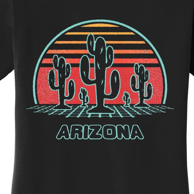 Arizona Retro Desert Sunset 80s Style Women's T-Shirt