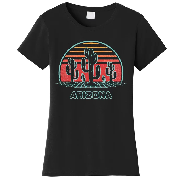 Arizona Retro Desert Sunset 80s Style Women's T-Shirt