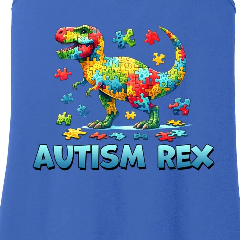 Autism Rex Dinosaur Gift Ladies Essential Tank