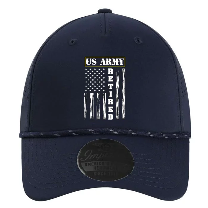 ARMY Retired - Distressed American Flag Performance The Dyno Cap