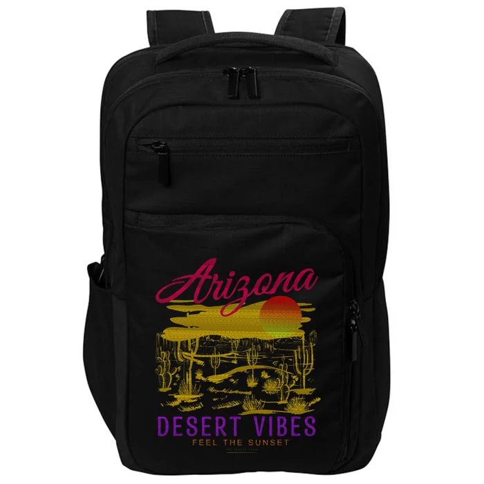 Arizona Retro Desert Vibes Impact Tech Backpack