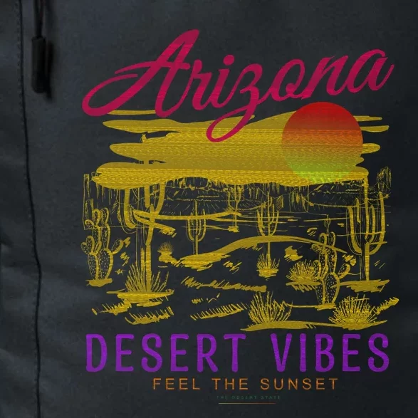 Arizona Retro Desert Vibes Daily Commute Backpack