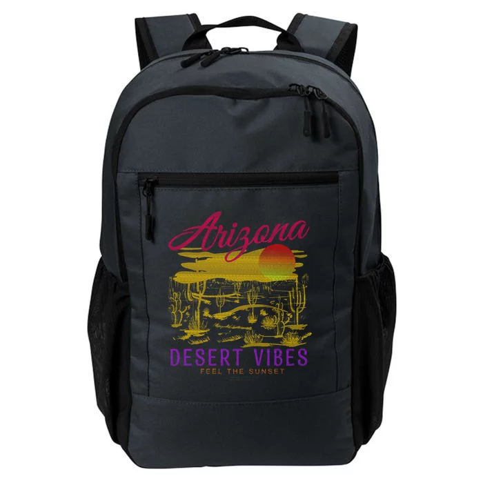 Arizona Retro Desert Vibes Daily Commute Backpack