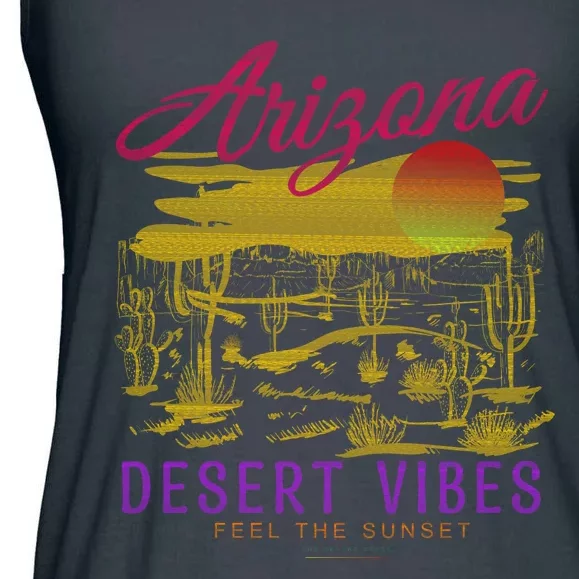 Arizona Retro Desert Vibes Ladies Essential Flowy Tank