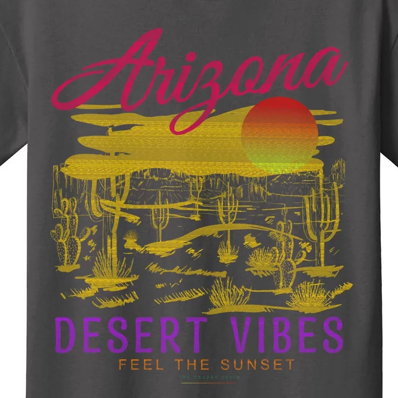 Arizona Retro Desert Vibes Kids T-Shirt