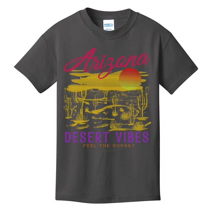 Arizona Retro Desert Vibes Kids T-Shirt