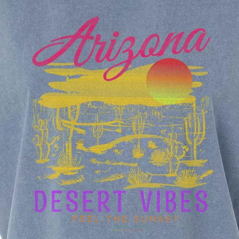 Arizona Retro Desert Vibes Garment-Dyed Women's Muscle Tee